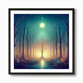 Moonlit Magic 11 Art Print