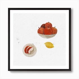 Apples Square Art Print