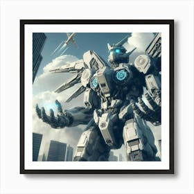 Giant Robot Art Print