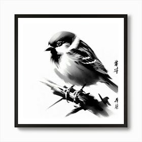 Chinese Bird Painting Art Print