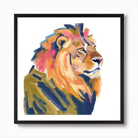 Barbary Lion 02 Art Print