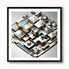 Geometric Elegance Art Print