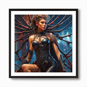 Sexy Spider Art Print