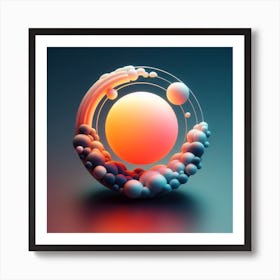 The Solar Flow Art Print