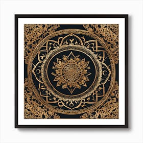 Islamic Mandala Art Print