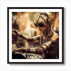 Steampunk Dj 7 Art Print