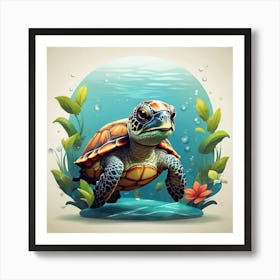 Sea Turtle Art Print