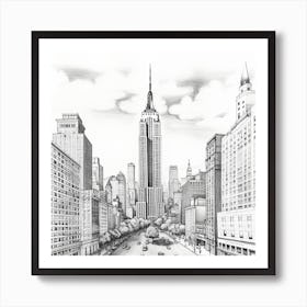 New York City 10 Art Print