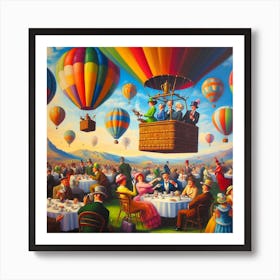 Hot Air Balloons Art Print