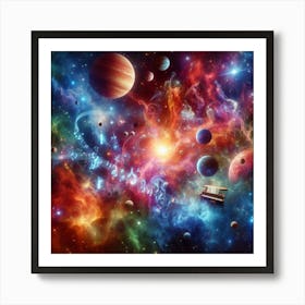 Space Nebula 1 Art Print