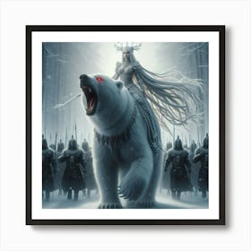 King Of Bears 1 Art Print