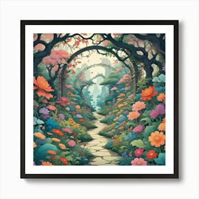 Fairy Garden 11 Art Print