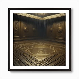 Room With A Golden Floor 1 Art Print