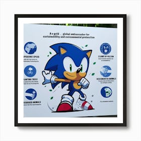 Sonic The Hedgehog 36 Art Print