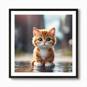 Cute Kitten 10 Art Print