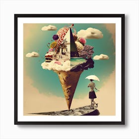 Ice Cream Cone Art Print