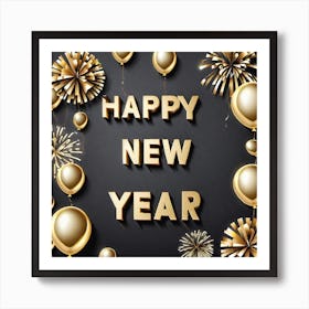 Happy New Year 105 Art Print