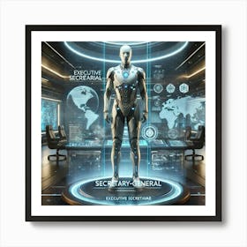 Secretary General Futuristic Poster