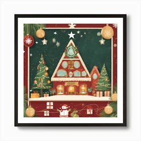 Christmas Card Art Print