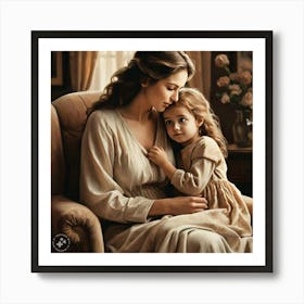 Mother And Daughter Art Print