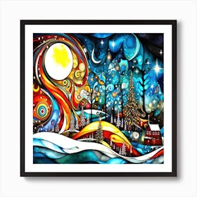 North Star Scenic - Winter Wonderland Art Print