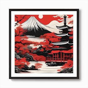 MT FUJI ARTSCAPE Art Print