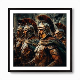 Spartan Warriors Art Print