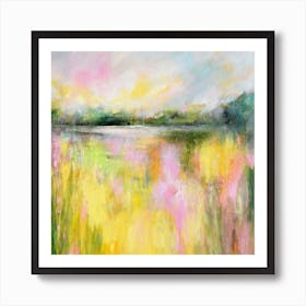 Yellow Landscape Art Print