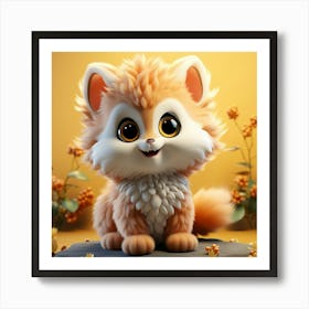 Cute Kitty 4 Art Print