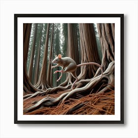 Rat In The Forest Art Print