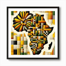 Africa’s Boundaries Art Print