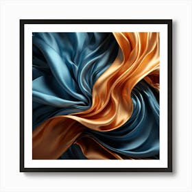 Abstract Silk Background art print Poster