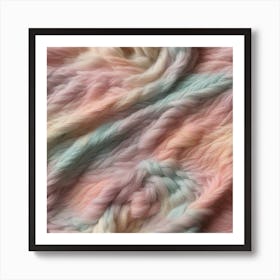 Abstract painting in soft detales Art Print