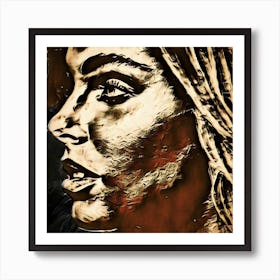 Portrait Of A Woman 3 Art Print