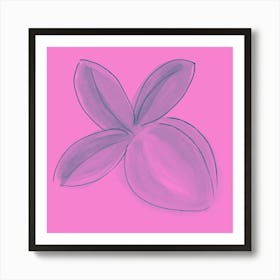 Lemon Pink Bright 1 Art Print