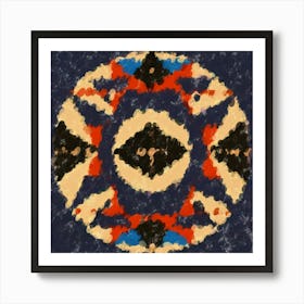 Blue And Red Mystic Nexus Art Print