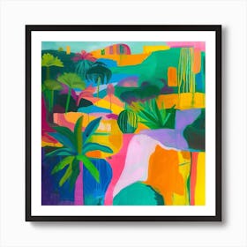 Abstract Travel Collection Costa Rica 1 Art Print