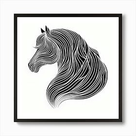 Horse Head 3 Art Print