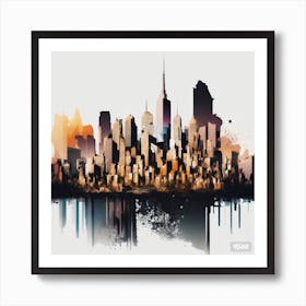 New York City Skyline Art Print