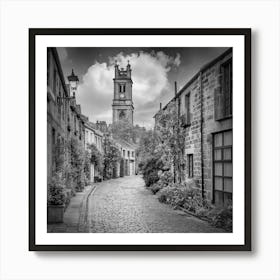 Classical Circus Lane Edinburgh Art Print