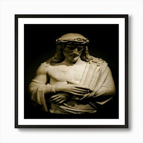 Jesus On The Cross Art Print