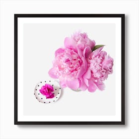 Pink Peonies 2 Art Print