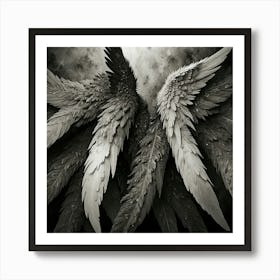 Black and White Abstract Art 154 Art Print