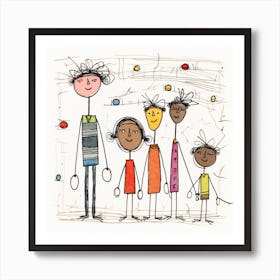 Family Portrait 2 Art Print