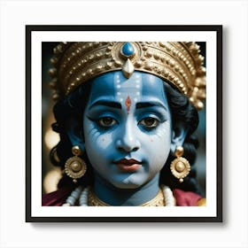 Lord Krishna 4 Art Print