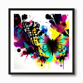 Colorful Butterfly 114 Art Print