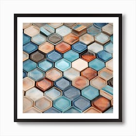 Mosaic Tile 3 Art Print