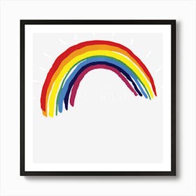 Kindness Rainbow Positive Message Be Kind Affiche