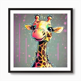 Giraffe Art Print