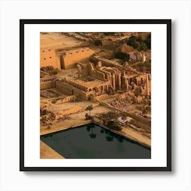 Egyptian Temple 31 Art Print